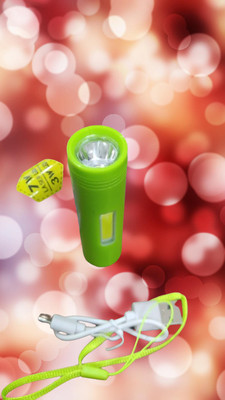 G2L Mini 2 in1 Waterproof LED 4 Full Metal Body 9.1W Flashlight MTF1356 Torch(Black, 10.05 cm, Rechargeable)
