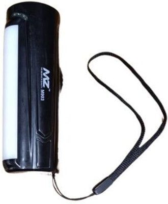 MZ M903 Rechargeable LED Torch 15 hrs Lighting 1200 mAh Battery Torch(Black, 10 cm, Rechargeable)