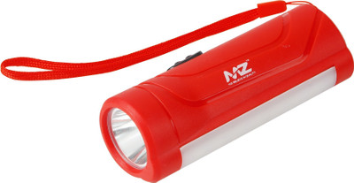 MZ M901 (RECHARGEABLE LED TORCH) 12W Laser + 7 SMD COB, 1200mAh Battery Torch(Red, 10.5 cm, Rechargeable)