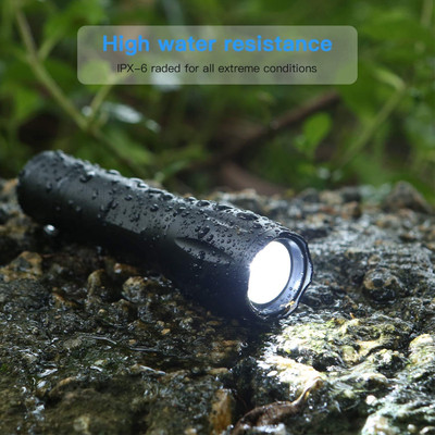 Small Sun Versatile Illumination: The 5 Mode Light Explained Torch(Black, 15 cm, Rechargeable)