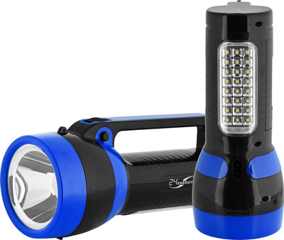 24 ENERGY Powerfull Side Lamp + Laser LED Search Light Rechargeable Torch Light B Torch(Blue, 9 cm, Rechargeable) 24 ENERGY Powerfull Side Lamp + Laser LED Search Light Rechargeable Torch Light B Torch(Blue, 9 cm, Rechargeable)
