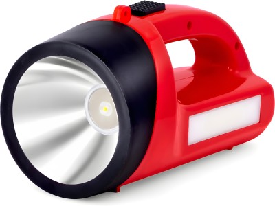 Ryolite Rechargeable Bollero LED Night Torch, 9000 Lumens with 1 km long Range Torch(Red, 19 cm, Rechargeable)