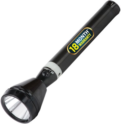iBELL IBLFL8359 Rechargeable Torch / Flashlight, Ultra Long Beam Range, Aircraft Aluminium Body, Super Bright LED Light Torch(Black, 28 cm, Rechargeable)