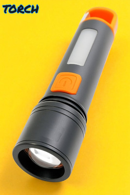 Nilesawar A218 Waterproof LED Torch – Super Bright Rechargeable Flashlight Outdoor Torch(Multicolor, 11 cm, Rechargeable)