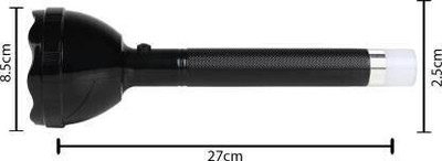 MOMENTIME TorchPack OF 1_169 Torch(Black, 15 cm, Rechargeable)