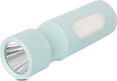 ECOSKY LED TORCH PORTABLE RECHARGEABLE SIDE LIGHT FLASHLIGHT Torch(Blue, 11 cm, Rechargeable)