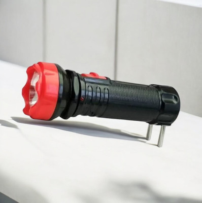 VR Bright Lite Rechargeable Emergency Light (Torch 5W T22_39) 10 hrs Torch Emergency Light(Black, Red)