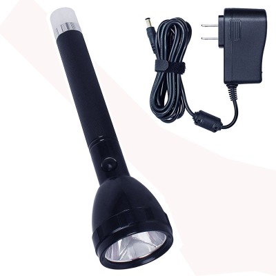 Edisonn 1000 Meter Range Waterproof LED 50W Torch Rechargeable 4 Mode 2400 mAh Battery Torch(Black, 27 cm, Rechargeable)