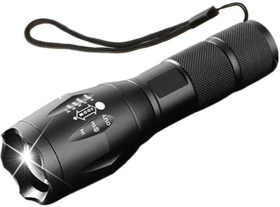 Care 4 5 modes XLM T6 CREE LED Torch(Black, 13.2 cm, Rechargeable)