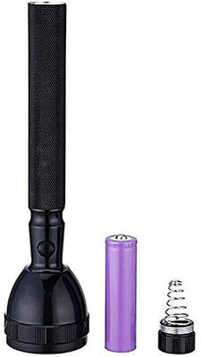 ShopGlobal High Power Tube Plus 3 Watt Led Torch Rechargeable Emergency Light 4 hrs Torch Emergency Light(Black)