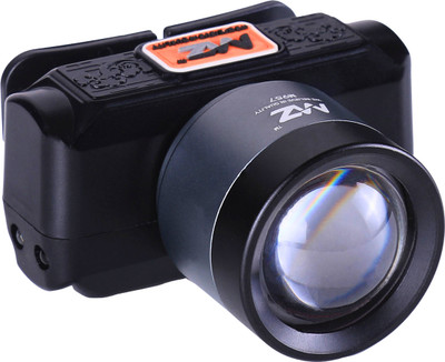 MZ M957 (Rechargeable LED Headlamp) 100W Zoomable Lense 6 Hours Working Torch(Black, 7 cm, Rechargeable)