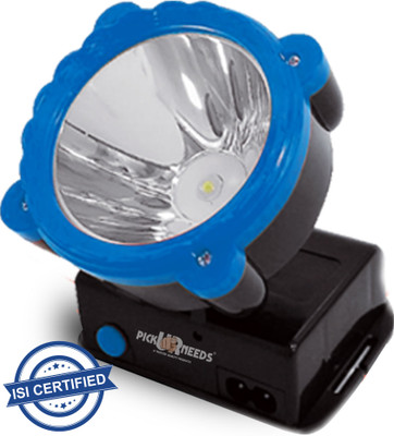 Pick Ur Needs Rechargeable Head Light 25W Laser LED Adjustable Head Lamp Torch Light Torch(Blue, 12 cm, Rechargeable)