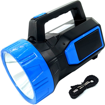 Small Sun 1000 Meter Range 2 in 1 Waterproof LED 150W Laser LED Emargancy Light 12 hrs Torch Emergency Light(Blue, Black)