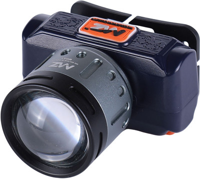 MZ M961-LED Rechargeable Headlamp-100W Zoomable Lense 8 Hrs Working Torch(Black, 8 cm, Rechargeable)