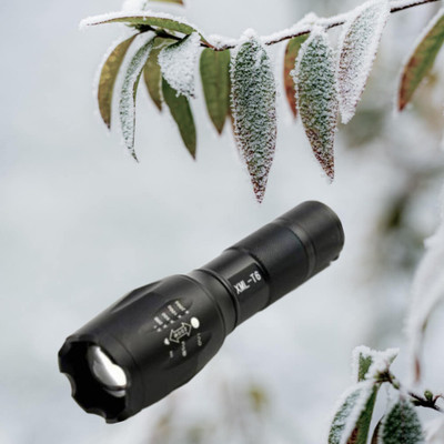 Small Sun zoom able 5 mode led-XML-T 650 Torch Torch(Black, 15 cm, Rechargeable)