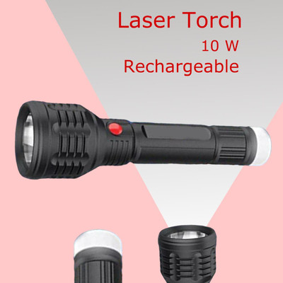 MOMENTIME Torch_6852 Torch(Black, 8 cm, Rechargeable)