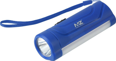 MZ M901 (RECHARGEABLE LED TORCH) 12W Laser + 7 SMD COB, 1200mAh Battery Torch(Blue, 10.5 cm, Rechargeable)