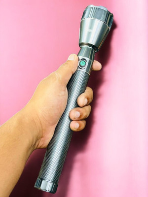 Ziddjeet H251 (ZOOMABLE METAL LED TORCH)5 Modes Flashlight, Super Bright Torch(Multicolor, 11 cm, Rechargeable)