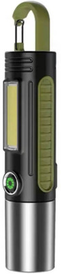 MZ YD 2320 (ZOOM MULTI-FUNCTION FLASHLIGHT) Bright LED 4 Modes Torch(Black, 17 cm, Rechargeable)