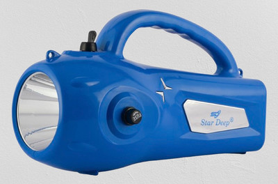 STARDEEP 110W Nano 6.0 LED Light 4.5amp.Battery Charger with Fuse Control Rechargeable Torch(Blue, 11 cm, Rechargeable)
