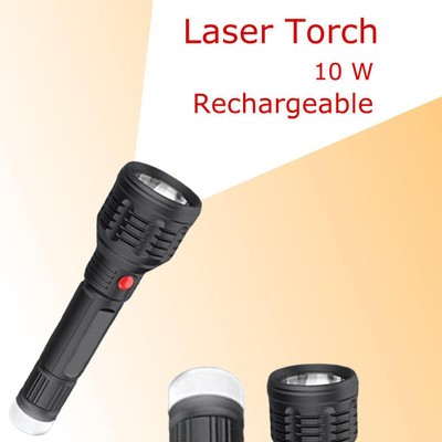 MOMENTIME Torch_6808 Torch(Black, 8 cm, Rechargeable)