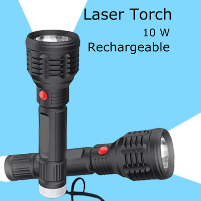 MOMENTIME Torch_6829 Torch(Black, 8 cm, Rechargeable)