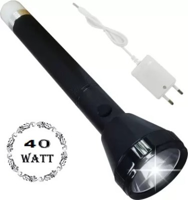 EPONYMOUS torch Torch(Black, 25 cm, Rechargeable)