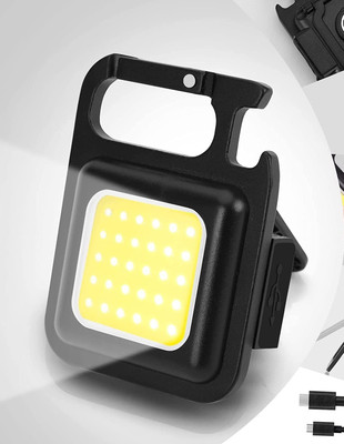 MHAX Multifunction_Keychain_LED Light with Bottle Opener Keychain Emergency_Light 1 hrs Torch Emergency Light(Black)