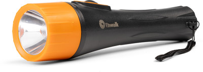 Enwalk Archer Rechargeable LED Torch Light Ultra Bright Long Range Flashlight Portable1 Torch(Orange, Black, 20 cm, Rechargeable)