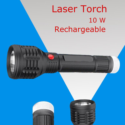 MOMENTIME Torch_6795 Torch(Black, 8 cm, Rechargeable)