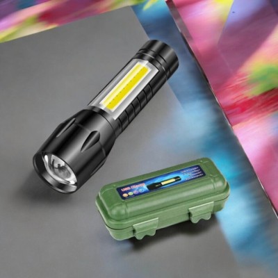 HASRU 6139_GT_With Green Box09 Torch(Black, 20 cm, Rechargeable)