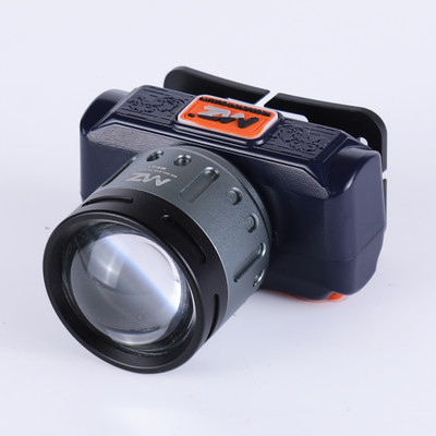 MZ M961 (Rechargeable LED Headlamp) 100W Zoomable Lense 8 Hours Working Torch(Black, 8 cm, Rechargeable)