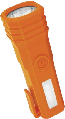 WRENS Torch-2-(4 Modes) Flashlight, Super Bright 20W LED Light & 6 Hours Runs Torch(Orange, 10.5 cm, Rechargeable)