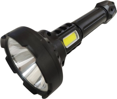 KAVYARA ™Ultra Brightness Multifunctional LED FLASH LIGHT USB Charging 5W LED+COB Light Torch(Multicolor, 20 cm, Rechargeable)