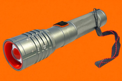 3BAAN X487 Rechargeable LED Torch Light – High Power, Long Range Flashlight Torch(Multicolor, 11 cm, Rechargeable)