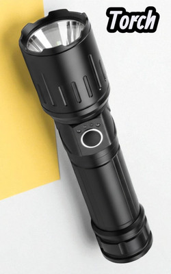Nilesawar X249 Multi-Functional LED Torch – Waterproof, Shockproof & Ultra-Bright Torch(Black, 11 cm, Rechargeable)