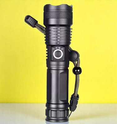 Stybits X81 (ZOOMABLE Metal Torch) 5 Modes Flashlight, Super Bright Torch(Multicolor, 11 cm, Rechargeable)