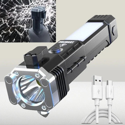 G2L LED Torch Rechargeable Tourch Light Pocket Tourch For Emergency Uses-HDLEDT24 Torch(Black, 16 cm, Rechargeable)