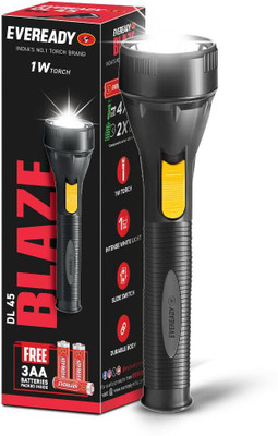 EVEREADY Blaze DL 45 LED Torch Torch(Black, 15 cm)