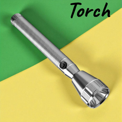 3BAAN X815 Heavy-Duty Premium Torch – Bright, Long-Range Flashlight Torch(Multicolor, 11 cm, Rechargeable)