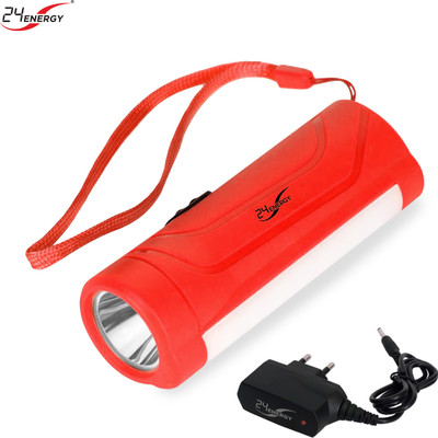 24 ENERGY EN-LT5000 Series Torch(Red, 10 cm, Rechargeable)