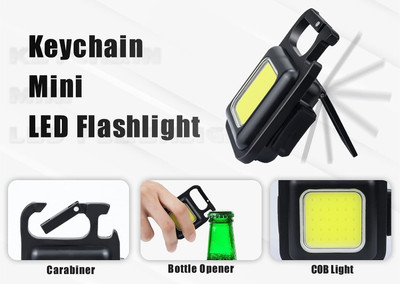MHAX Multifunction Keychain Led Light_with_Bottle Opener_Magnetic Base & Folding Key Chain