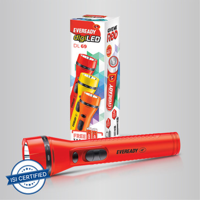 EVEREADY Brightlite Dl 69 1W LED Torch(Multicolor, 22 cm)