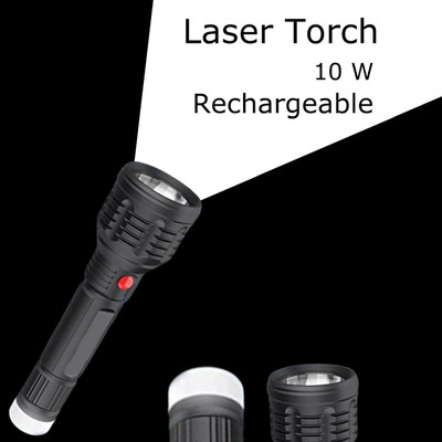 MOMENTIME Torch_6856 Torch(Black, 8 cm, Rechargeable)