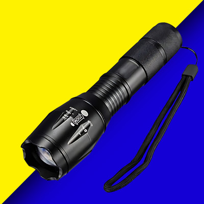 Small Sun New 5 Mode 500 Meter Chargeable Waterproof LED 20 W Flashlight Torch Torch(Black, 15 cm, Rechargeable)