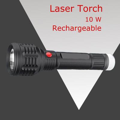MOMENTIME Torch_6887 Torch(Black, 8 cm, Rechargeable)