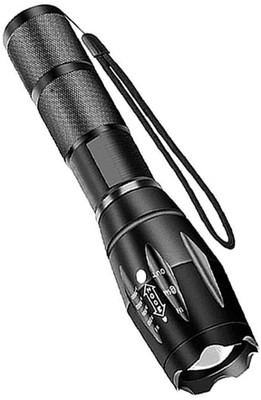 MEKER 500 Meter Chargeable Waterproof LED 20 W Flashlight Torch Torch(Black, 16 cm, Rechargeable)