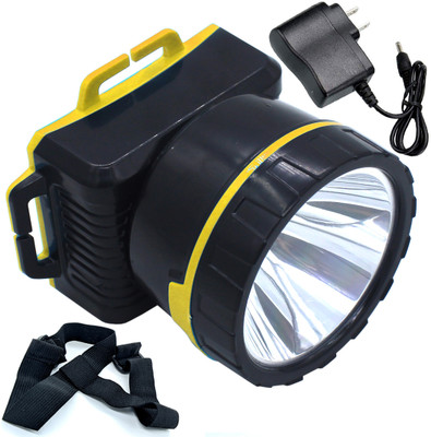 DFG 400M Long Range 2 Mode R2 Waterproof LED Headlamp Head Light 80W Flashlight Head Torch(Black, Yellow, 18 cm, Rechargeable)