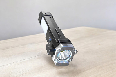 snrn Torch_3W_Snrn_16-18cm_131 Torch(Black, 16.2 cm, Rechargeable)