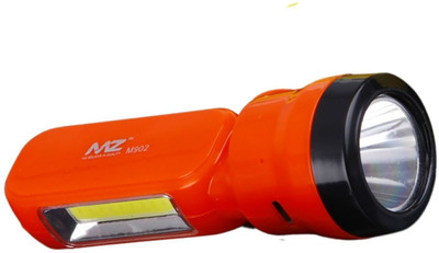 MZ M902 DODO (LED RECHARGEABLE TORCH) 25W LED, 15W COB Torch(Orange, 10 cm, Rechargeable)